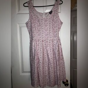 ModCloth Retrolicious White and Red Polka Dot Mini Dress